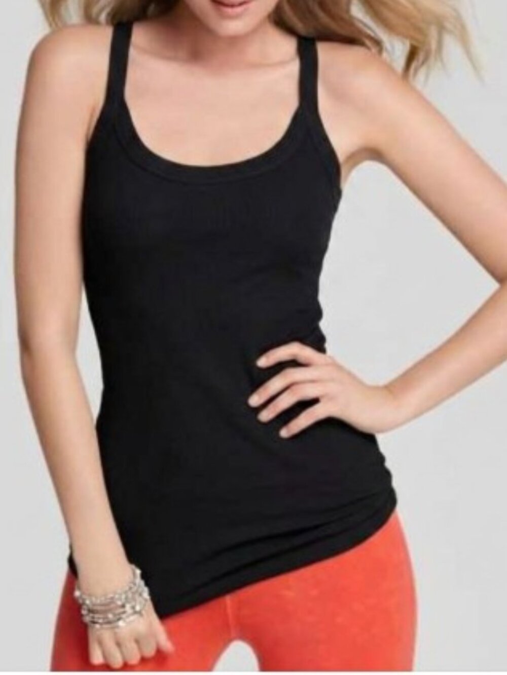 C&C California Classic Black Tank Top in Size Medium